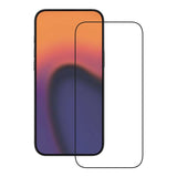 iPhone 18 Pro Max / 17 Pro Max / 16 Pro Max X2O Full Screen Skärmskydd i Härdat Glas - Transparent / Svart Kant