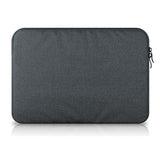 Tech-Protect Tyg Laptop Sleeve 15-16" med extra ficka (36 x 27 cm) - Mörkgrå