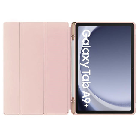 Samsung Galaxy Tab A9+ ( Plus) Tech-Protect SC Fodral med Stylus Pen Hållare - Rosa