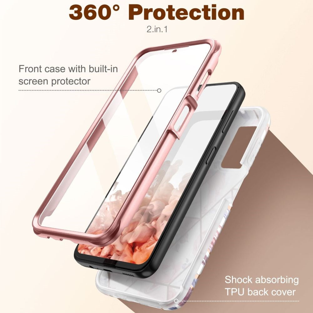 Samsung Galaxy A14 (5G) Tech-Protect Velar Skal med Skärmskydd - Marble