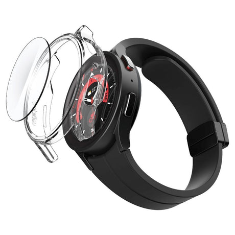 Samsung Galaxy Watch 5 Pro (45 mm) Spigen Edge Cover m. Härdat glas - Transparent