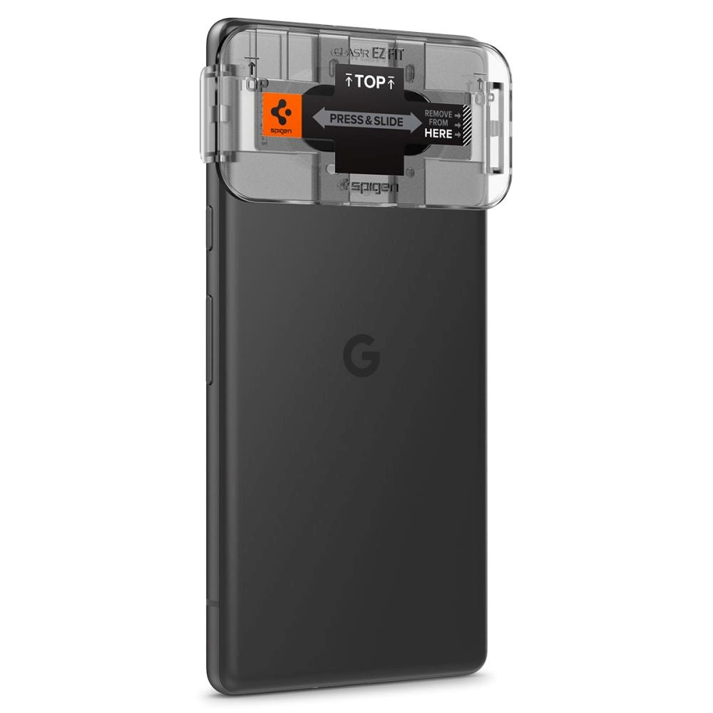 Google Pixel 7A Spigen Glas.tr Ez Fit Kamera skydd 2-pack - Svart