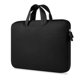 Tech-Protect Neoprene MacBook / Laptop Sleeve 13-14" med Handtag och Extra Fack (34 x 25 cm) - Svart