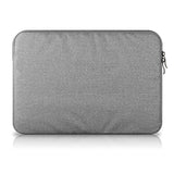 Tech-Protect Tyg Laptop Sleeve 13-14" med extra ficka (33 x 24 cm) - Ljusgrå