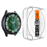 Spigen Samsung Galaxy Watch 6 Classic (47mm) EZ Fit GLAS.tR Skärmskydd - 2-Pack - Genomskinlig