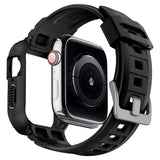 Apple Watch (40/SE/41mm) Spigen Rugged Armor Pro Skal - Svart