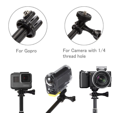 Tech-Protect Action & Compact Camera Selfie Stick - Svart