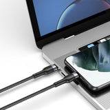 Tech-Protect Ultraboost USB-C till USB-C-kabel PD60W/3A 2m - Svart