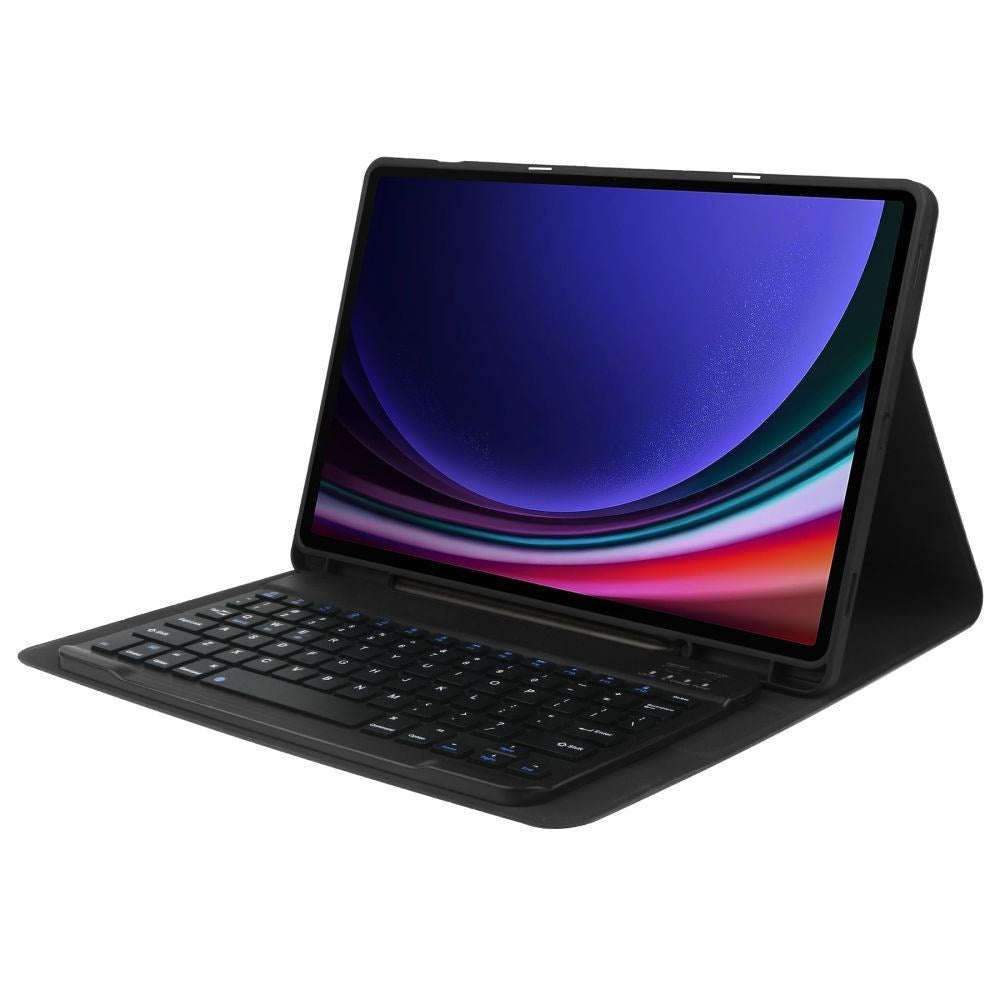 Samsung Galaxy Tab S9 FE Tech-Protect Keyboard Fodral med Pennhållare - Engelsk Layout - Svart