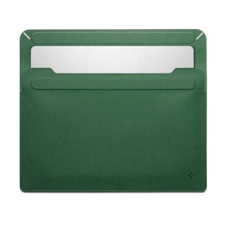 Spigen Valentinus Sleeve i Konstläder för MacBook / Laptop 15-16" (40 x 28 x 2 cm) - JeJu Green