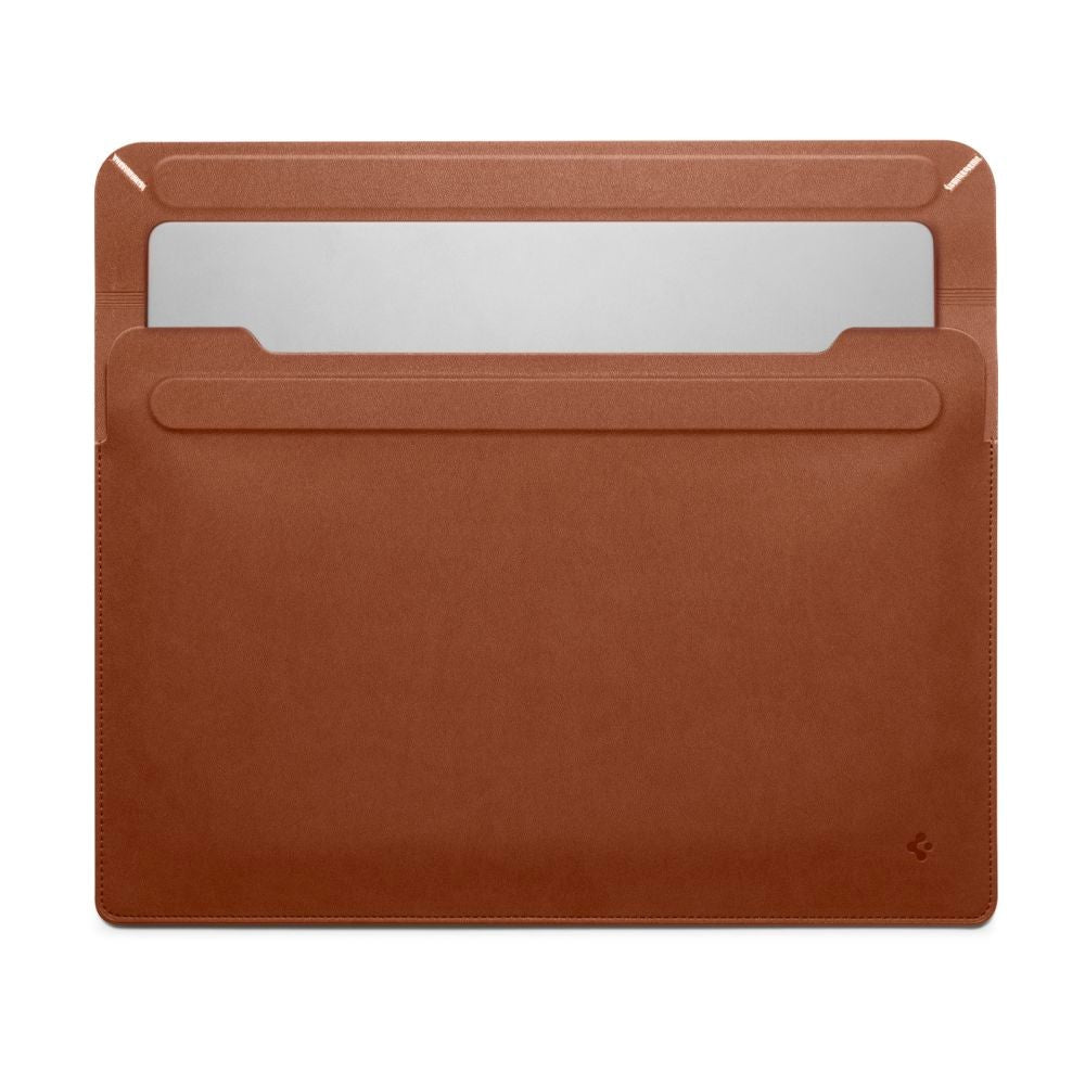 Spigen Valentinus Sleeve i Konstläder för MacBook / Laptop 15-16" (40 x 28 x 2 cm) - Classic Brown