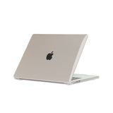 MacBook Air 15 M2/M3 (2023-2024) - Tech-Protect Smartshell Skal - Crystal Clear