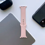 Apple Watch (38/40/SE/41/42mm) Tech-Protect Icon Rem Silikon - Rosa