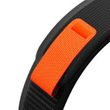 Universal Garmin 22mm QuickFit Tech-Protect Nylon Pro Rem - Svart / Orange