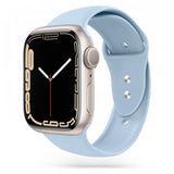 Apple Watch (38/40/SE/41/42mm) Tech-Protect Icon Band Rem Silikon - Ljusblå