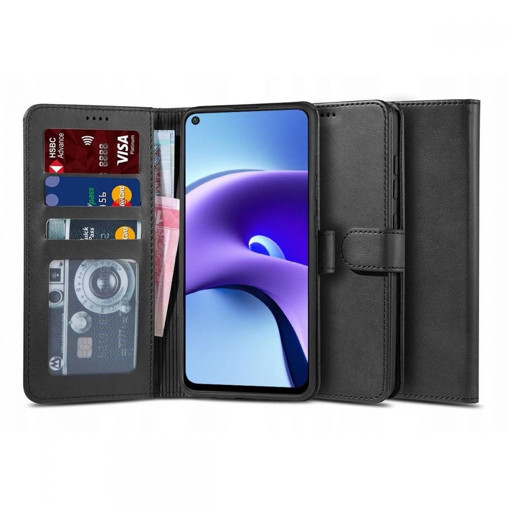 Xiaomi Redmi Note 9T (5G) Tech-Protect Wallet 2 med påse - Svart