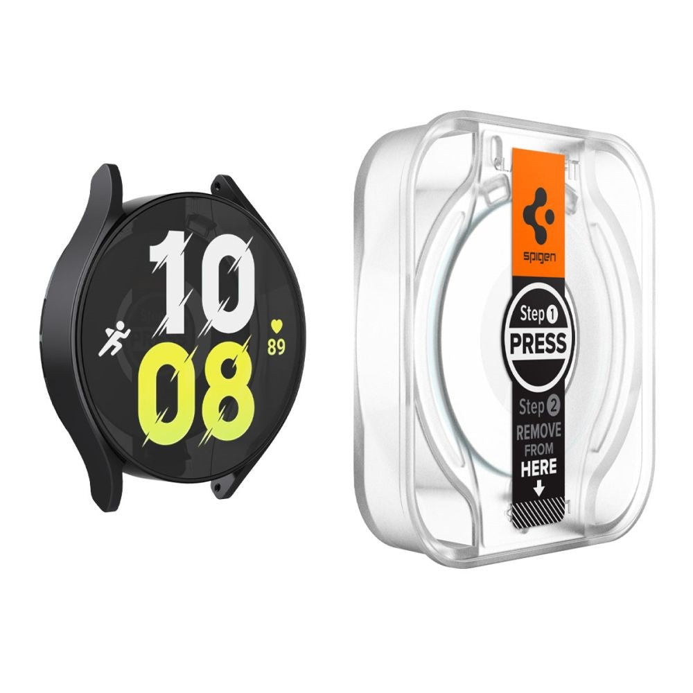 Spigen Samsung Galaxy Watch 7 / 6 (44mm) EZ Fit GLAS.tR Skärmskydd - 2-Pack - Transparent