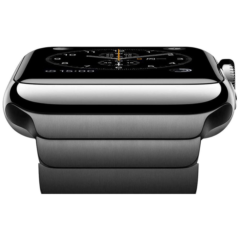 Apple Watch (42/44/SE/45/46/49mm) Tech-Protect Linkband Rem Rostfritt Stål - Svart