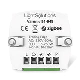 Light Solutions - ZigBee Roterande Dimmer för LK FUGA Contact - 250W - Vit