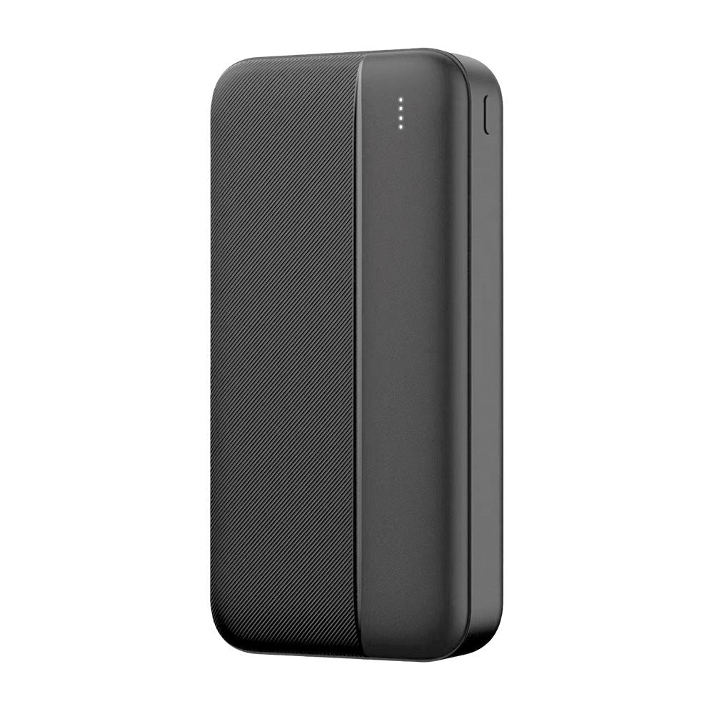 Maxlife MXPB-02 Powerbank 20W med USB-A, USB-C & Micro-USB - 20 000 mAh - Svart