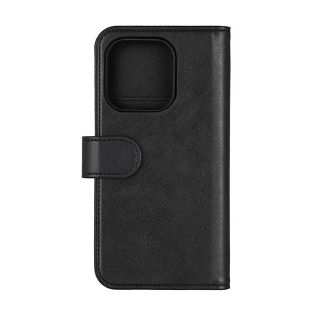 iPhone 16 Pro Essentials 2-i-1 Konstläder Fodral - Svart