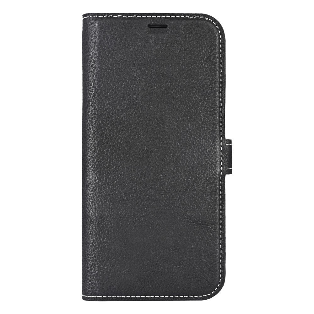 iPhone 16 Pro Essentials 2-i-1 Läder Fodral - MagSafe Kompatibel - Svart