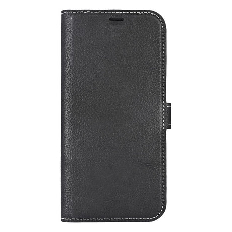 iPhone 16 Pro Essentials 2-i-1 Läder Fodral - MagSafe Kompatibel - Svart