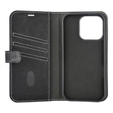 iPhone 16 Pro Essentials 2-i-1 Läder Fodral - MagSafe Kompatibel - Svart