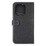 iPhone 16 Pro Essentials 2-i-1 Läder Fodral - MagSafe Kompatibel - Svart