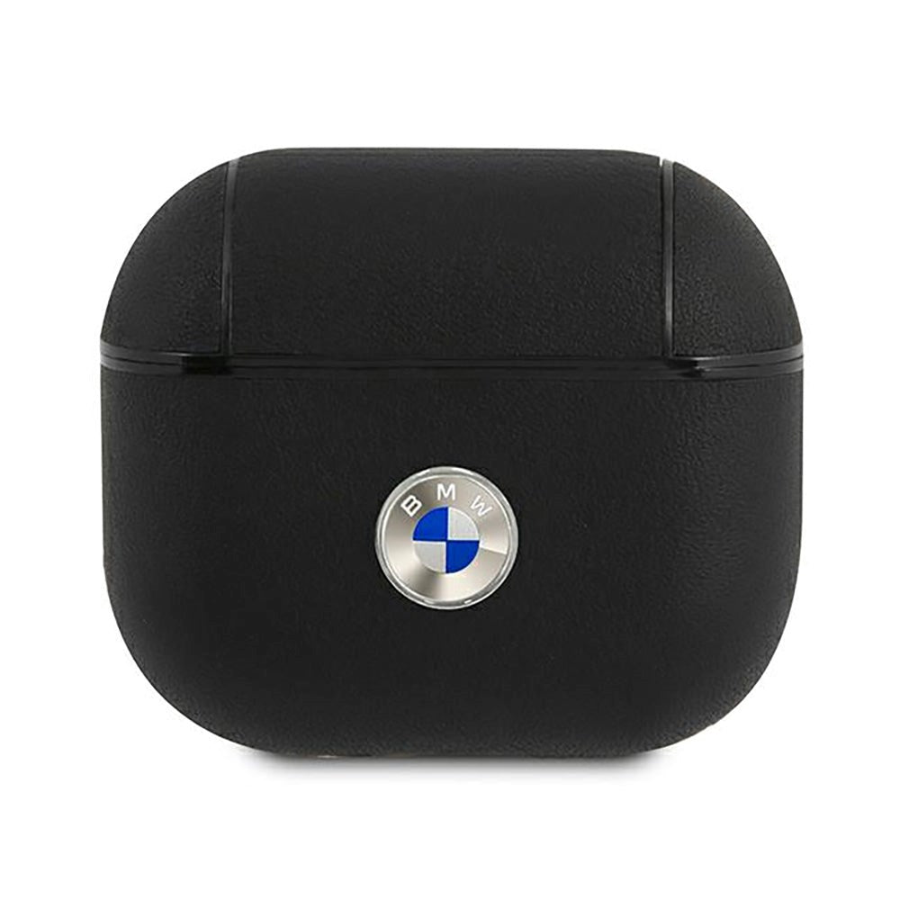 CG Mobile AirPods (3. gen.) Äkta Läderfodral med BMW Logotyp - Svart