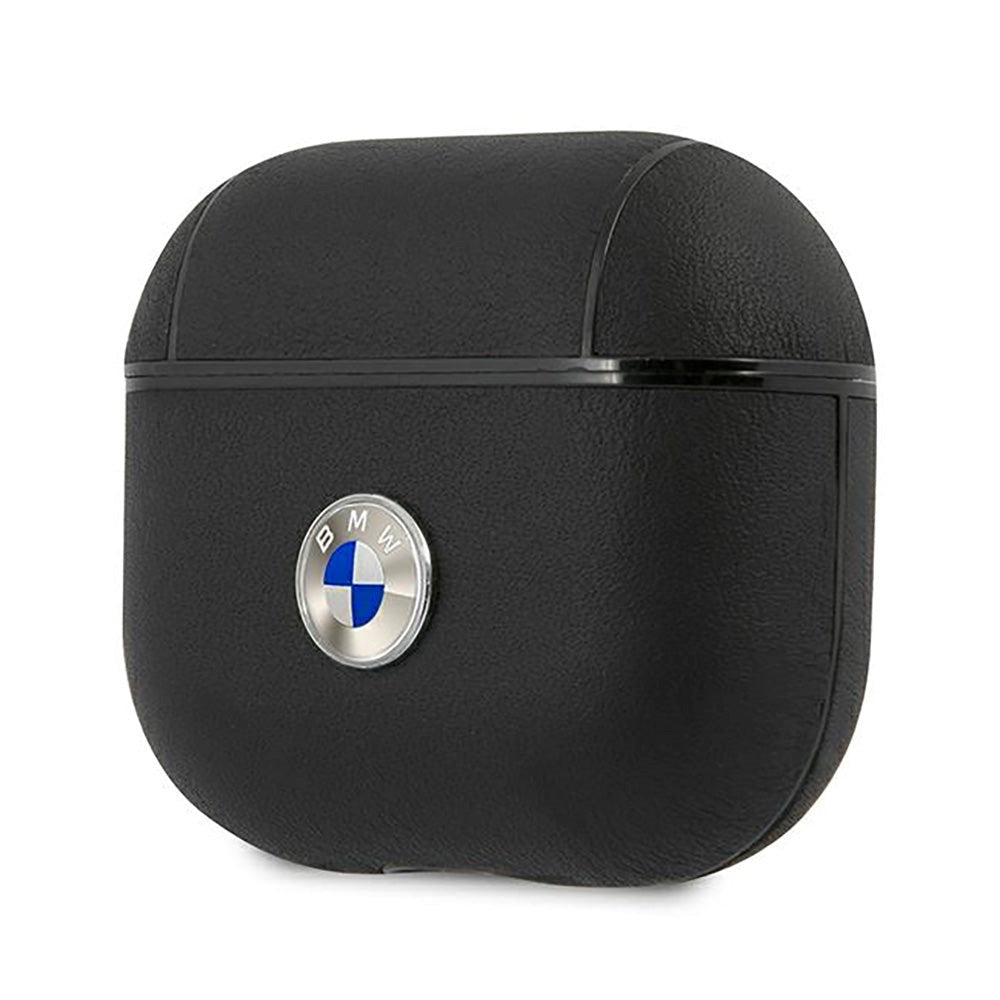 CG Mobile AirPods (3. gen.) Äkta Läderfodral med BMW Logotyp - Svart