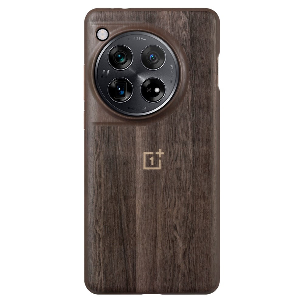 Original OnePlus 12 Skal Walnut Texture Bumper - Brun