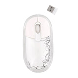 T'NB Souris Sans File Trådlös USB-A-mus med Ljus - Transparent / Multi