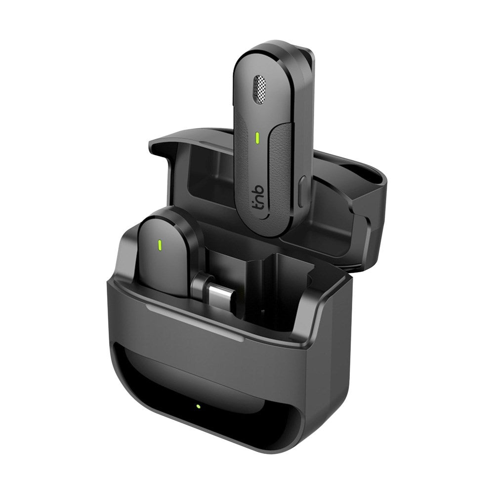 T'NB INFLUENCE PRO - Trådlös Mikrofon m. Laddetui - USB-C - Svart