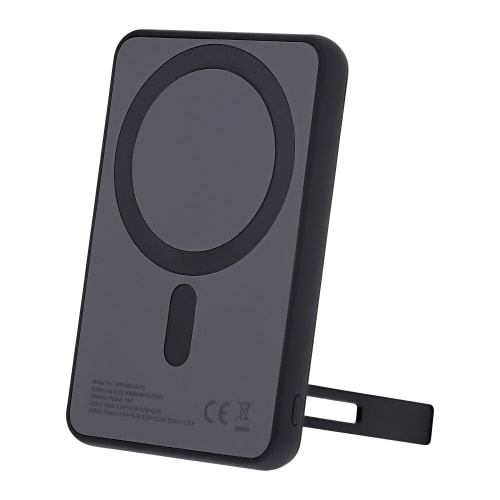 T'NB 5000 mAh MagSafe Powerbank med Stander - Svart