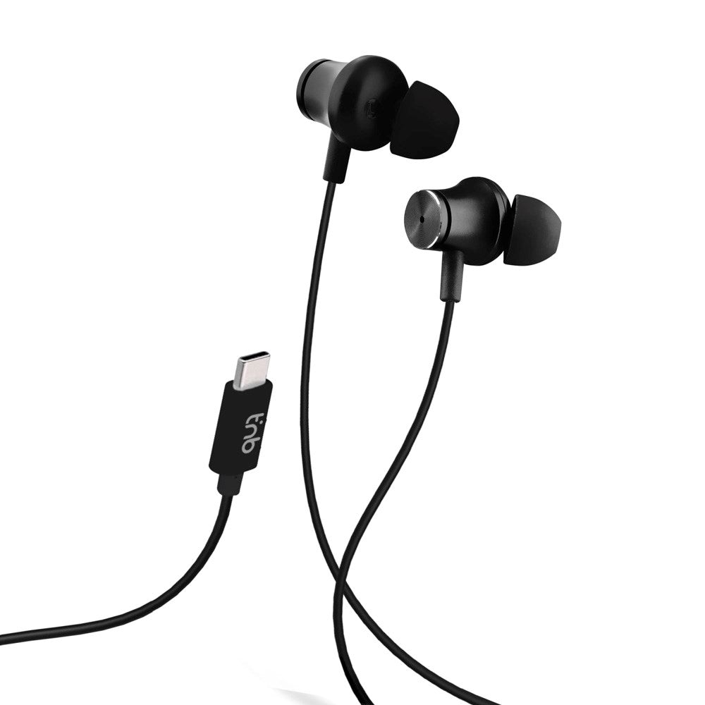 T'NB USB-C In-Ear Hörlurar - ANC - Svart