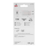 X2O 12W Väggladdare m. 1x USB-A - Vit