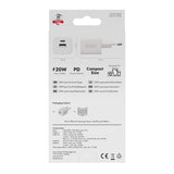 X2O 20W Väggladdare m. 1x USB-A & 1x USB-C - Vit