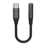 X2O Longlife USB-C till 3.5mm AUX Ljud Adapter - 0.1m - Svart