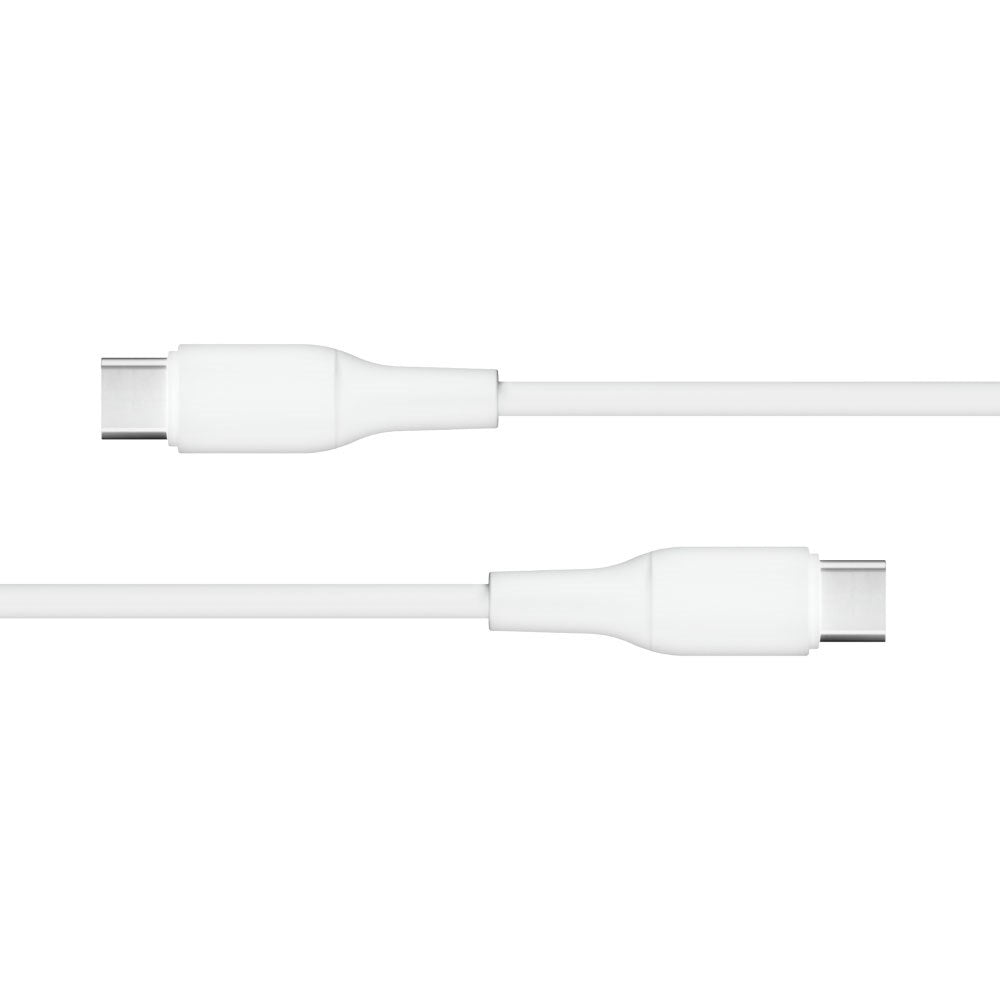 X2O Superflex 60W USB-C till USB-C Kabel - 1.5m - Vit