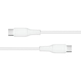 X2O Superflex 60W USB-C till USB-C Kabel - 1.5m - Vit