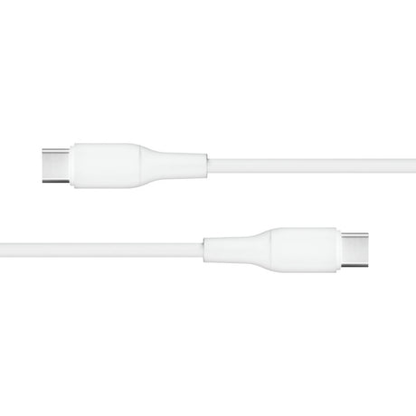 X2O Superflex 60W USB-C till USB-C Kabel - 1.5m - Vit