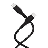 X2O Superflex 60W USB-C till USB-C Kabel - 1.5m - Svart