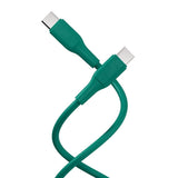 X2O Superflex 60W USB-C till USB-C Kabel - 1.5m - Grön