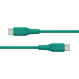 X2O Superflex 60W USB-C till USB-C Kabel - 1.5m - Grön