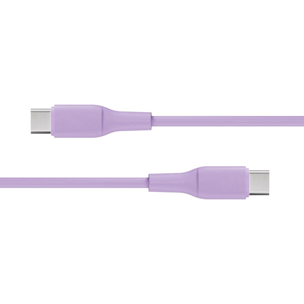 X2O Superflex 60W USB-C till USB-C Kabel - 1.5m - Lila