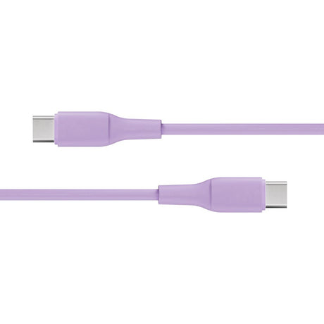 X2O Superflex 60W USB-C till USB-C Kabel - 1.5m - Lila