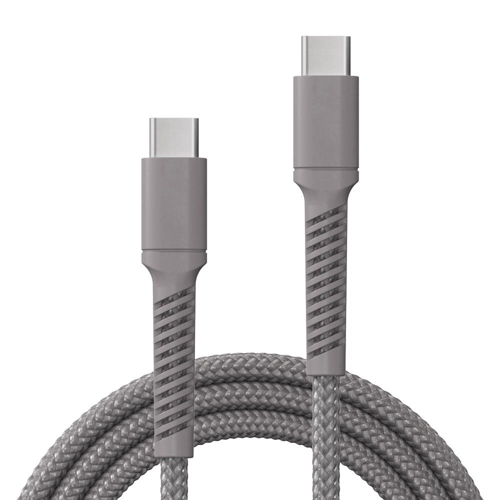 X2O Longlife 100W USB-C till USB-C Kabel - 2m - Grå