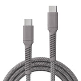 X2O Longlife 100W USB-C till USB-C Kabel - 2m - Grå