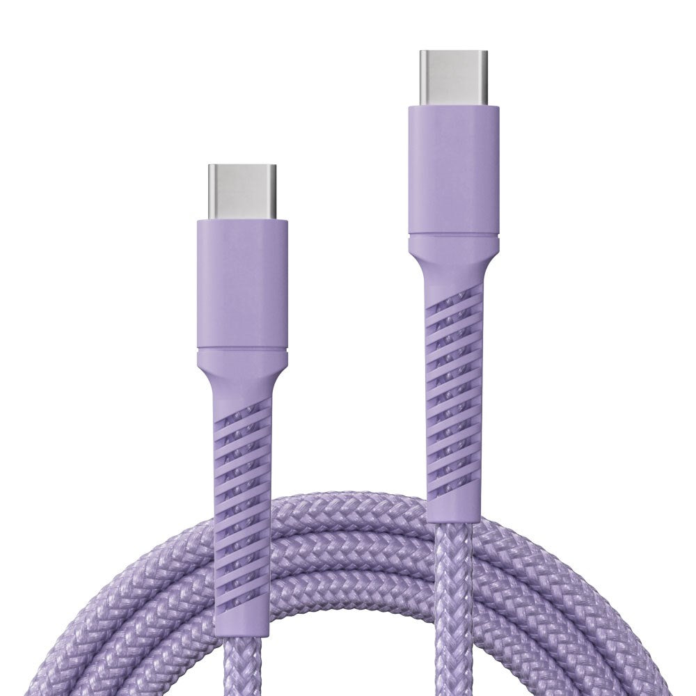 X2O Longlife 100W USB-C till USB-C Kabel - 2m - Lila